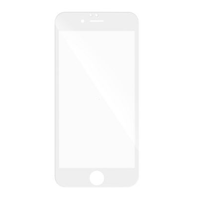 Tvrzené sklo 5D FULL GLUE iPhone 7, 8, SE (2020) bílá